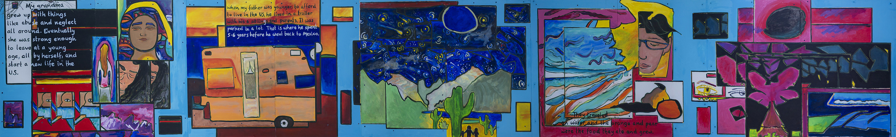 Image of a mural at The Preuss School